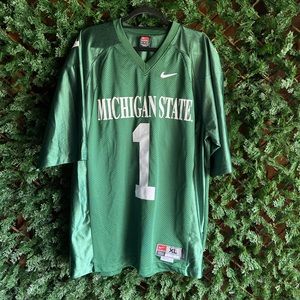 Authentic Nike Michigan State #1 football jersey